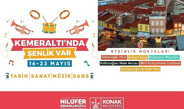 Kemeraltı’nda şenlik başlıyor