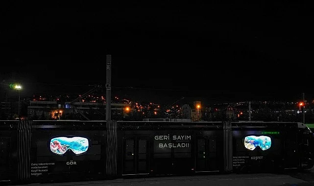 Kocaeli’de tramvaylar su altı dünyasına dönüştü