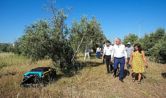 Gaziemir’de yabani otlarla mücadelede teknoloji desteği