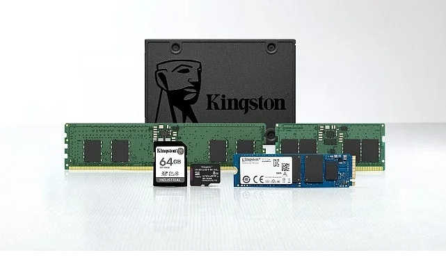 Kingston Yeni Nesil Uygulamalar için Design-In Bellek, Endüstriyel SSD ve Gömülü Çözüm Portföyünü Öne Çıkarıyor