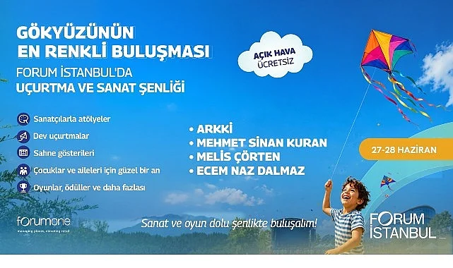 Sanat, oyun ve hayal gücü dolu ücretsiz etkinlikler 27–28 Haziran’da