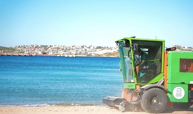 Çeşme’de yaz yoğunluğuna karşı temizlik seferberliği: Atık miktarı haziranda 5 bin tonu aştı
