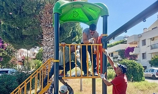 Menderes Sahillerinde Park Seferberliği