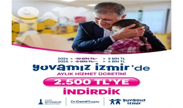 Başkan Tugay’dan müjde: Yuvamız İzmir’de aylık ücret 2 bin 500 TL’ye indirildi