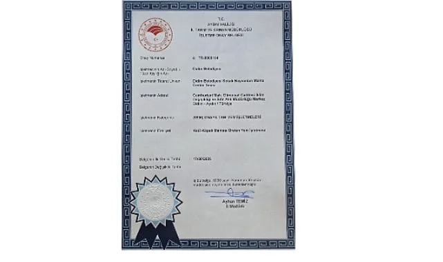 Didim Belediyesi Sokak Hayvanları Mama Üretim Tesisine İşletme Onay Belgesi Verildi