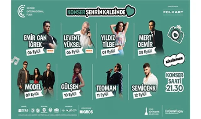 İEF’de Çim Konserleri rüzgarı esecek