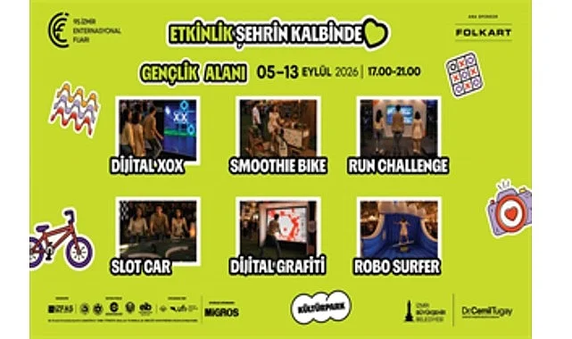 İEF’de gençler ve çocuklar için eğlence dolu alanlar