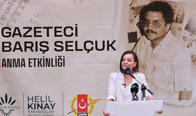 Karabağlar ‘da Gazeteci Barış Selçuk saygıyla anıldı