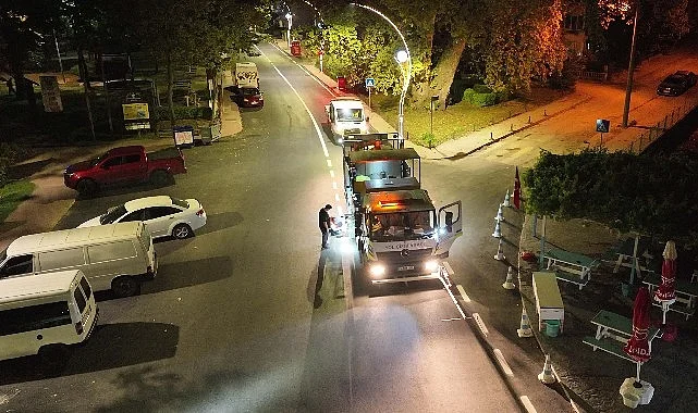 Karamürsel Plaj Yolu Caddesi’ne özel asfalt dokunuşu
