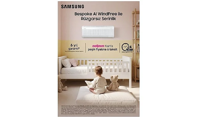 Samsung Bespoke AI WindFree Klimalar ile çocuk odalarında rüzgarsız ve konforlu uyku dönemi