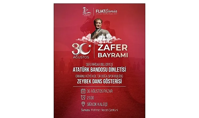 Seferihisar’da 30 Ağustos Zafer Bayramı coşkuyla kutlanacak