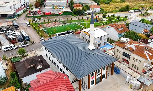 Gazze Şehitleri Camii’ne Büyükşehir’den güçlü destek