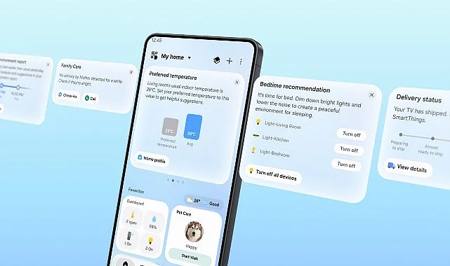 Samsung, daha sezgisel kullanıcı deneyimleri sunan yeni platform güncellemesiyle “SmartThings Now”ı tanıttı